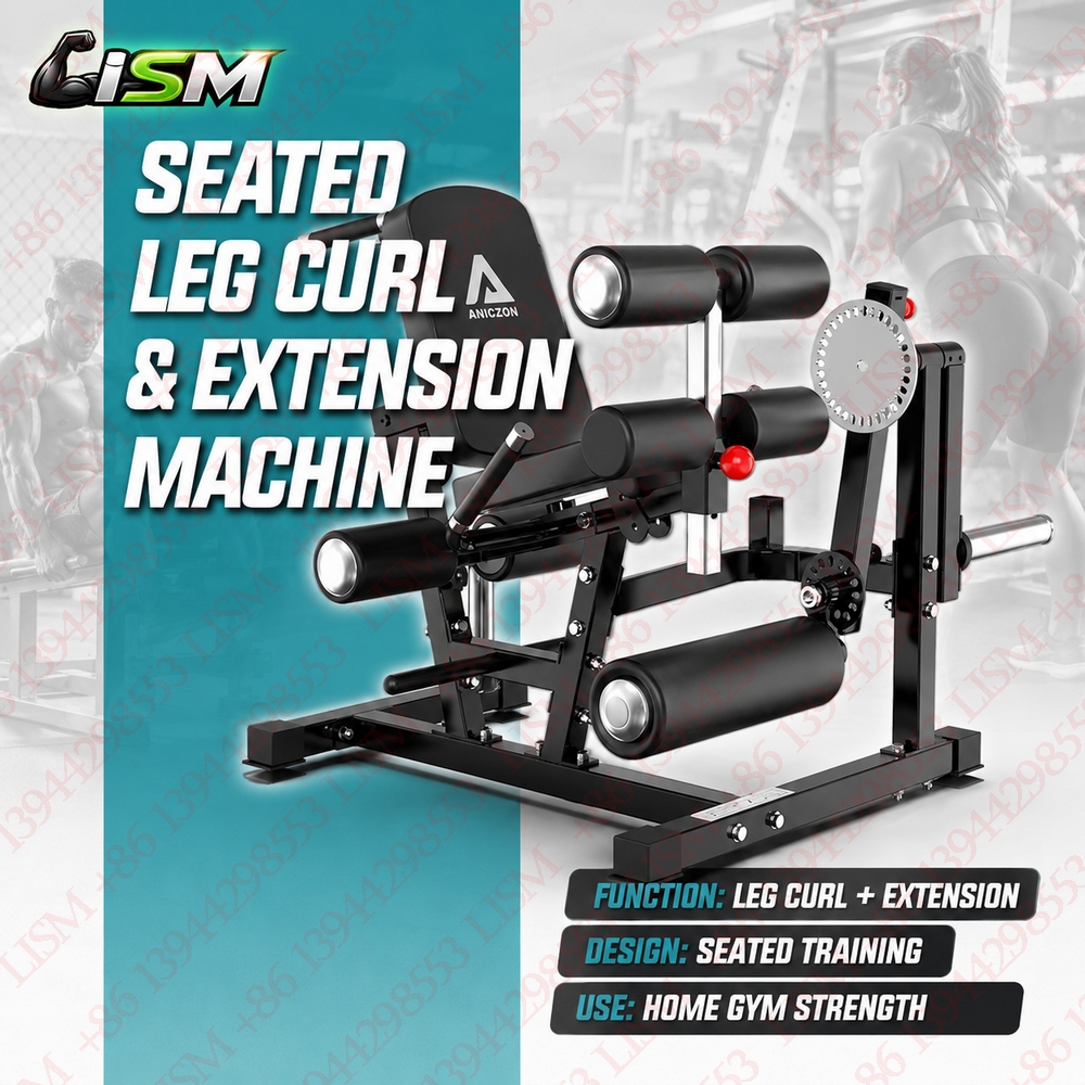 Vertical Leg Press - Seated Leg Curl Extension Machine Lower