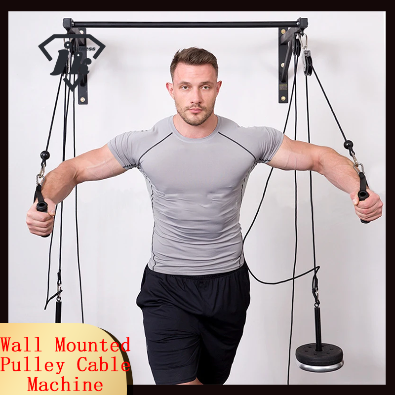 Home Gym Equipment Diy - Wall Mounted DIY Fitness Pulley Cable