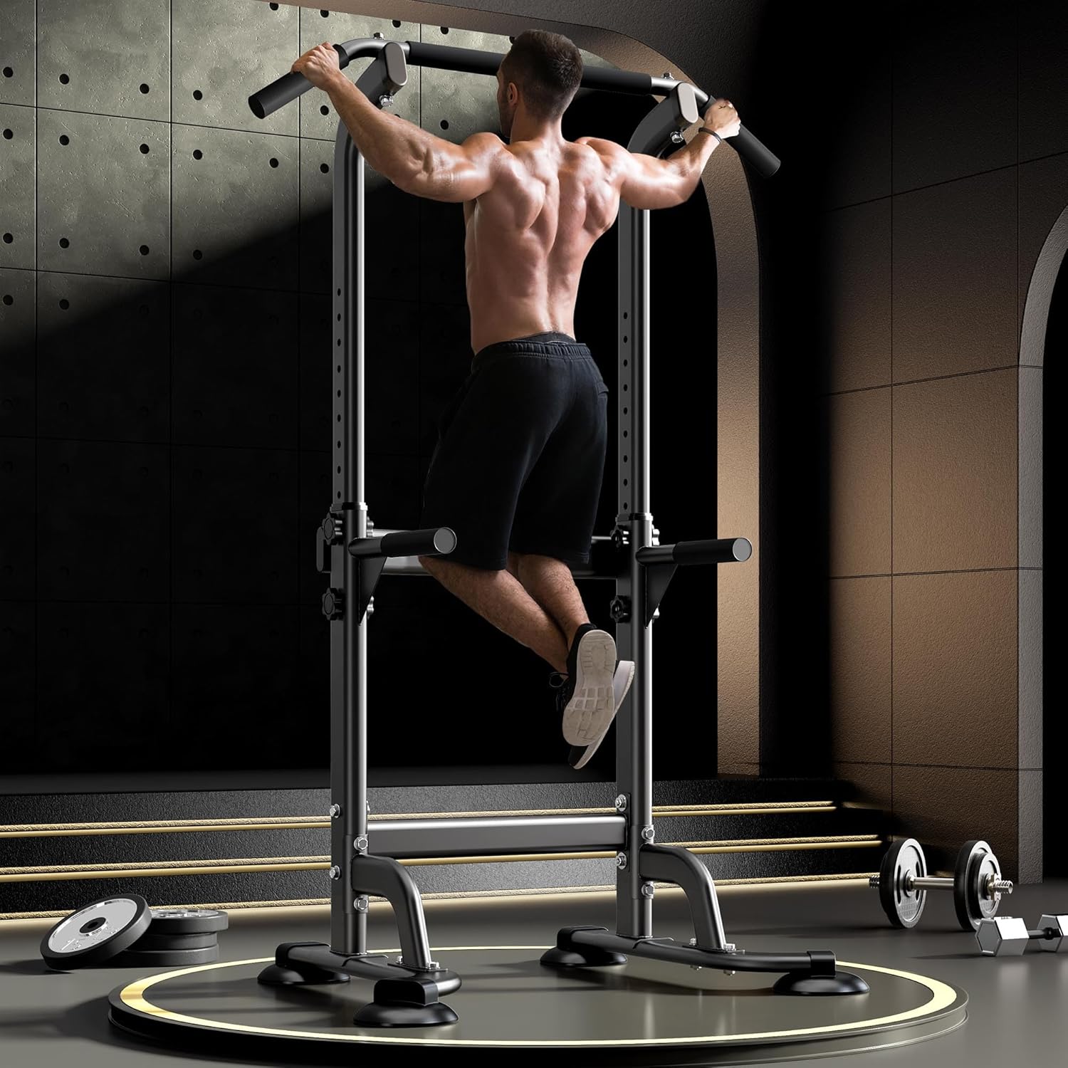 Home Gym Multi Station - Power Tower Pull Up Dip Station,