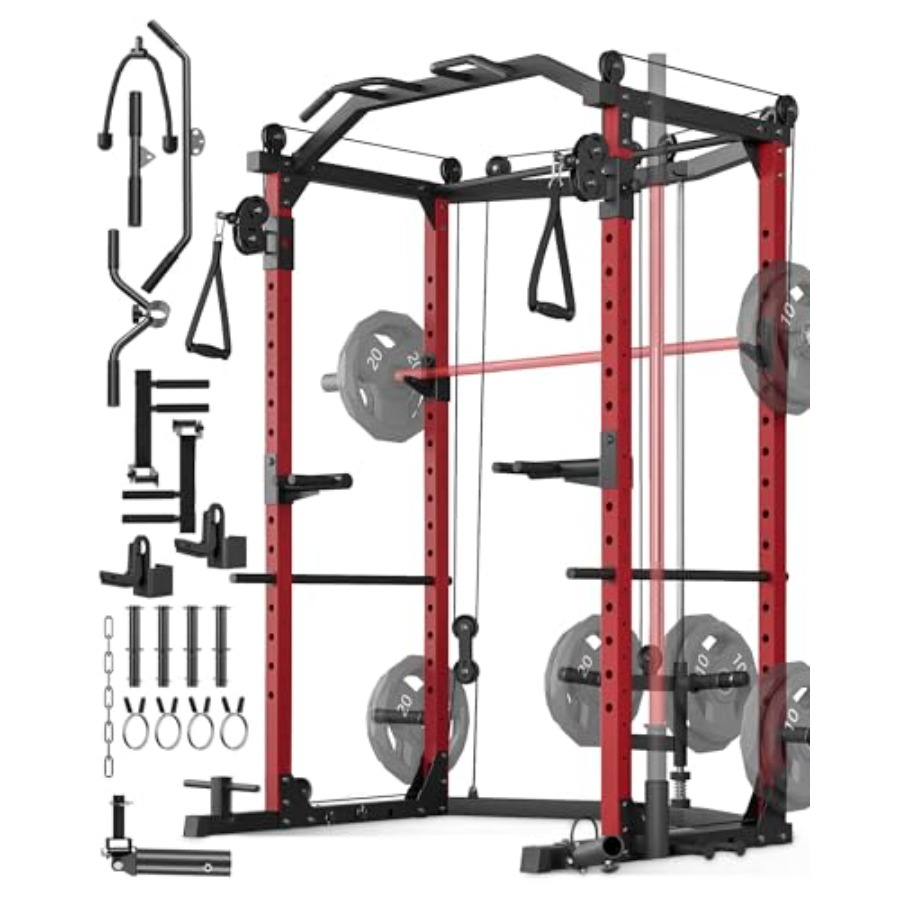 Home Gym Power Rack - Power Cage Multi-Functional Power Racks for