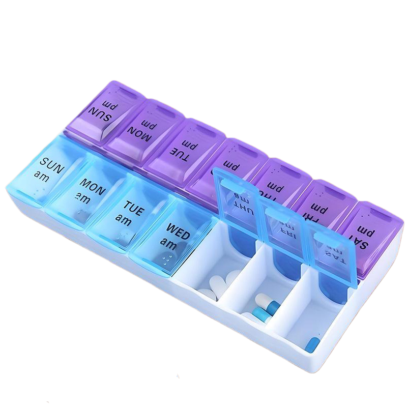 Medicine Ball Slam - Daily Pill Reminder Box 7 Slots