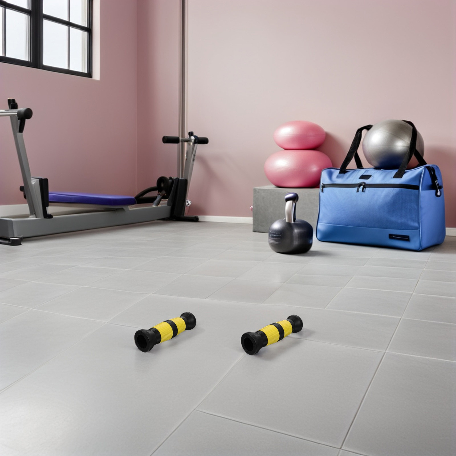 Home Gym Gym - 2Pcs Thick Dumbbell Handle Sleeves Wear-Resistant