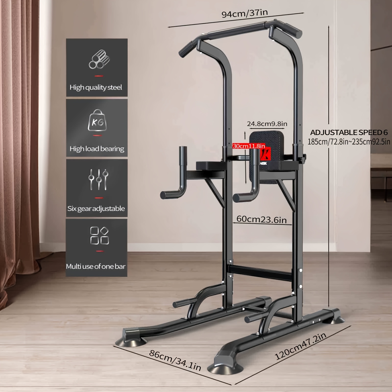 Djustable Height Power Tower D – обзор и цена Home Gym Multi Station