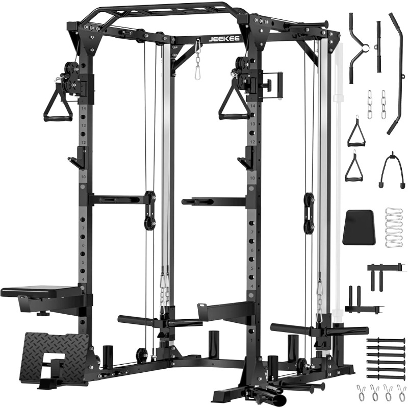 JEEKEE 2000LB Heavy Duty Power – обзор и цена Home Gym Power Rack