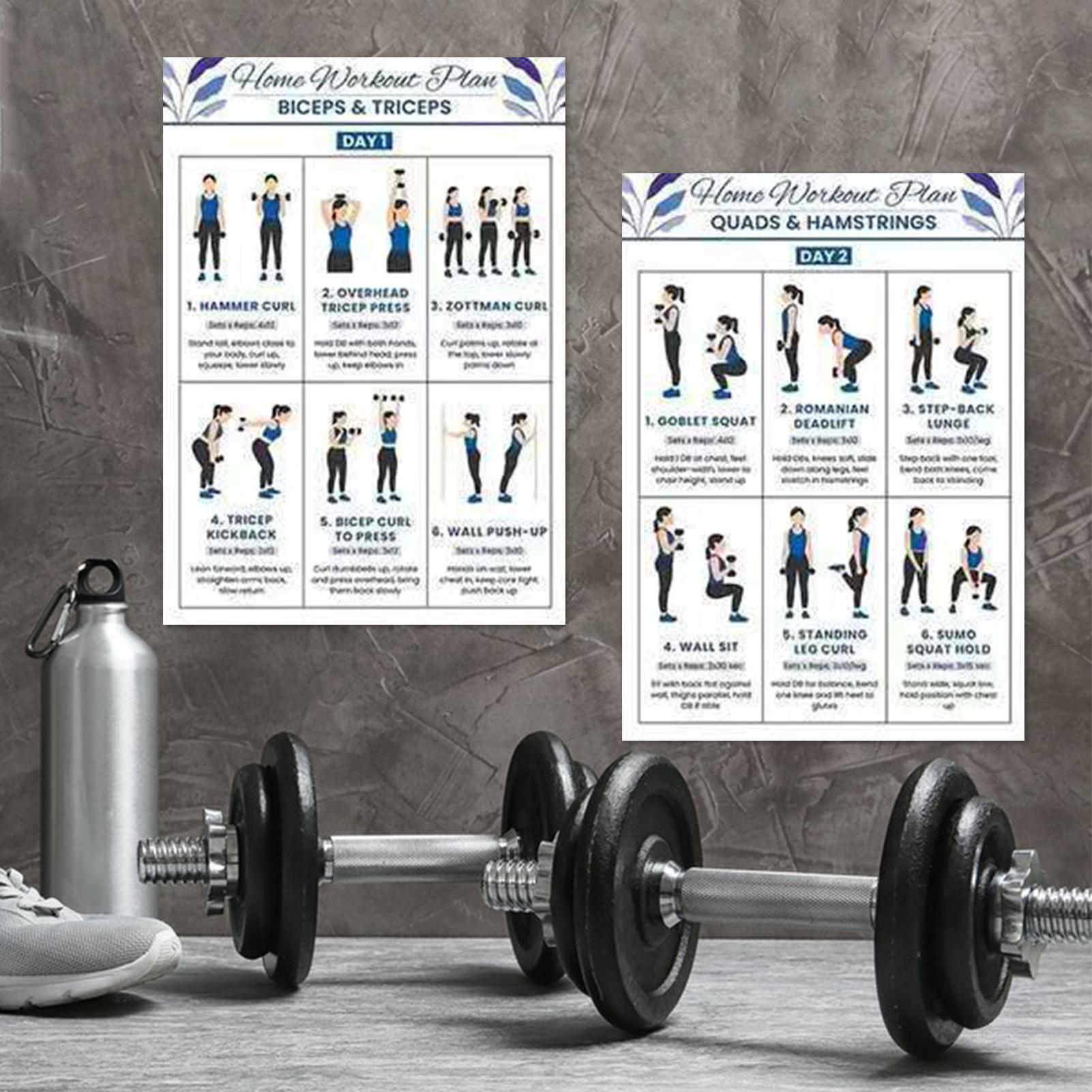 Workout Chart Full Body Comple – обзор и цена Home Gym Routine