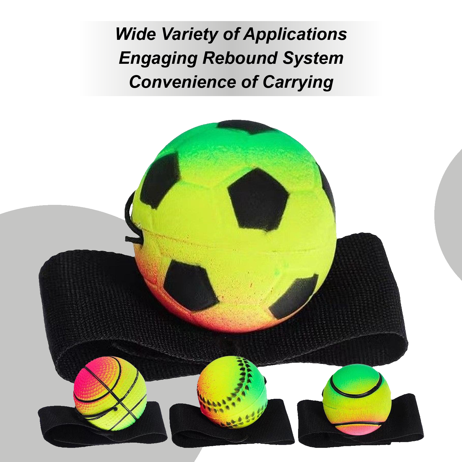 Wrist Ball 4-Piece Rubber Wris – обзор и цена Home Gym Luxury