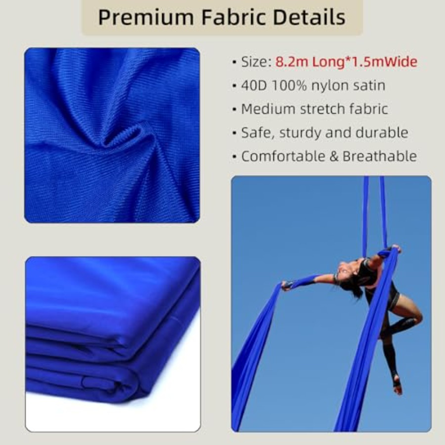 Aerial Silks Fabric 9 Yards 8. – обзор и цена Yoga Trapeze Swing