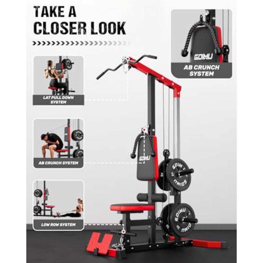 Home gym LAT pulldown machine, – обзор и цена Home Gym Rowing Machine