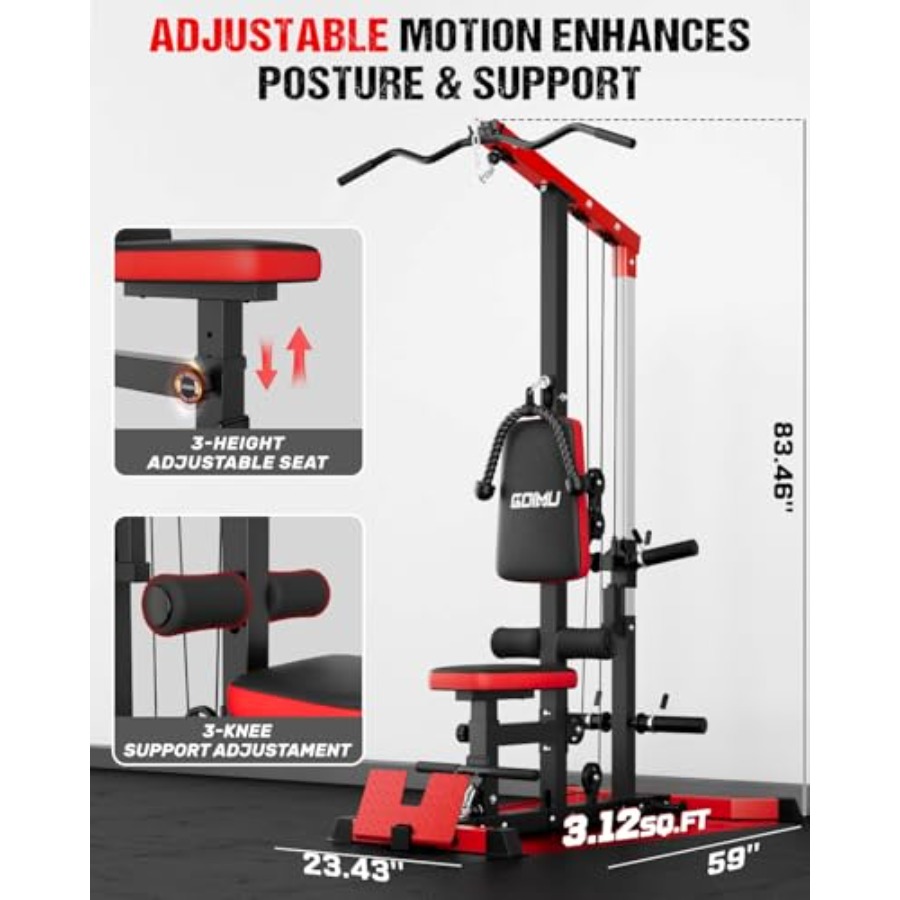 Home gym LAT pulldown machine, – обзор и цена Home Gym Rowing Machine