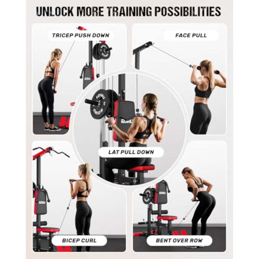 Home gym LAT pulldown machine, – обзор и цена Home Gym Rowing Machine