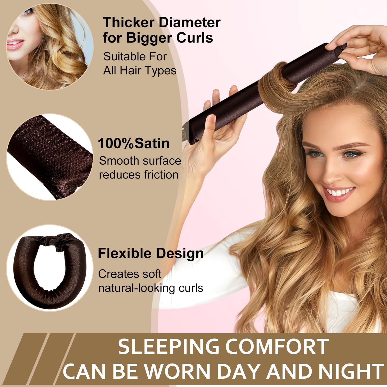 Heatless Curling Rod Headband  – обзор и цена Preacher Curl Pad