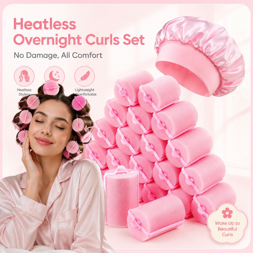 Sponge Hair Rollers with Satin – обзор и цена Preacher Curl Pad