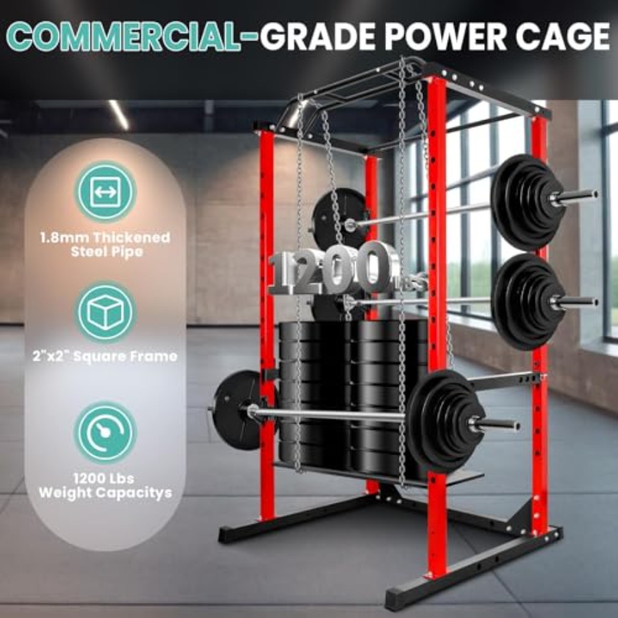 Red Smith Machine Power Cage 1 – обзор и цена Home Gym Leg Machine