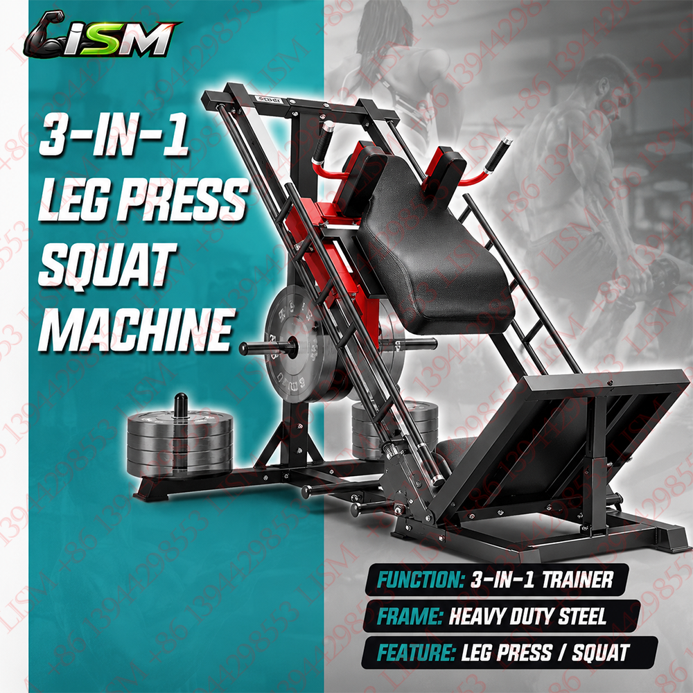 3-in-1 Leg Press Hack Squat Ma – обзор и цена Home Gym Quad Exercises