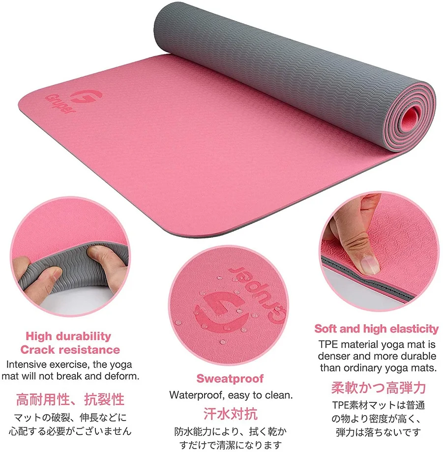 RUISIDA TPE Yoga Mat 180x57x0. – обзор и цена Home Gym Yoga Studio