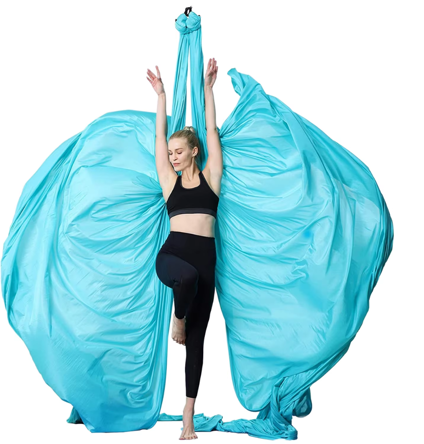 Premium Nylon Aerial Yoga Hamm – обзор и цена Yoga Trapeze Swing