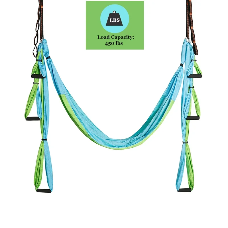 6 Handles Aerial Yoga Hammock  – обзор и цена Yoga Trapeze Swing