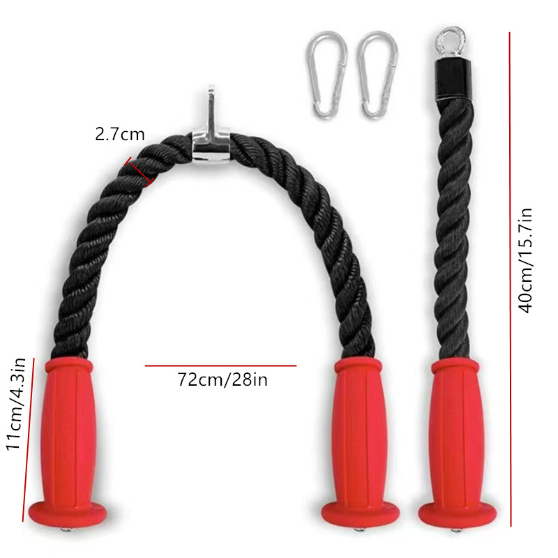 Ergonomic Tricep Ropes Non-Sli – обзор и цена Home Gym Ideas