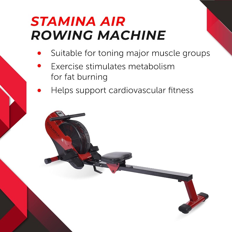 Stamina ATS Air Rower Machine  – обзор и цена Home Gym Rowing Machine