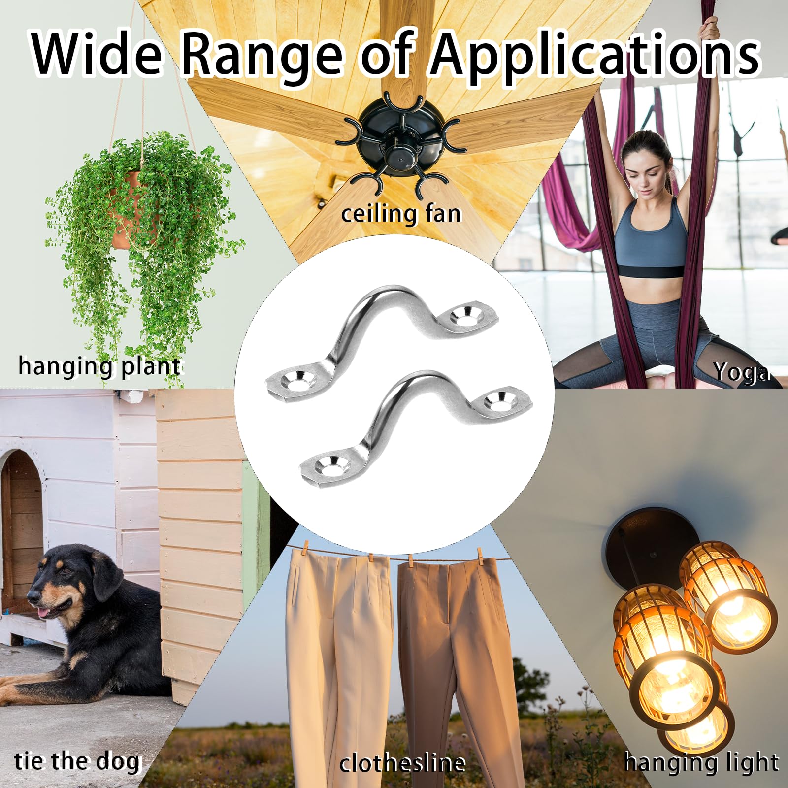 1/3/5pcs Hook Eye Plate Heavy  – обзор и цена Yoga Trapeze Swing