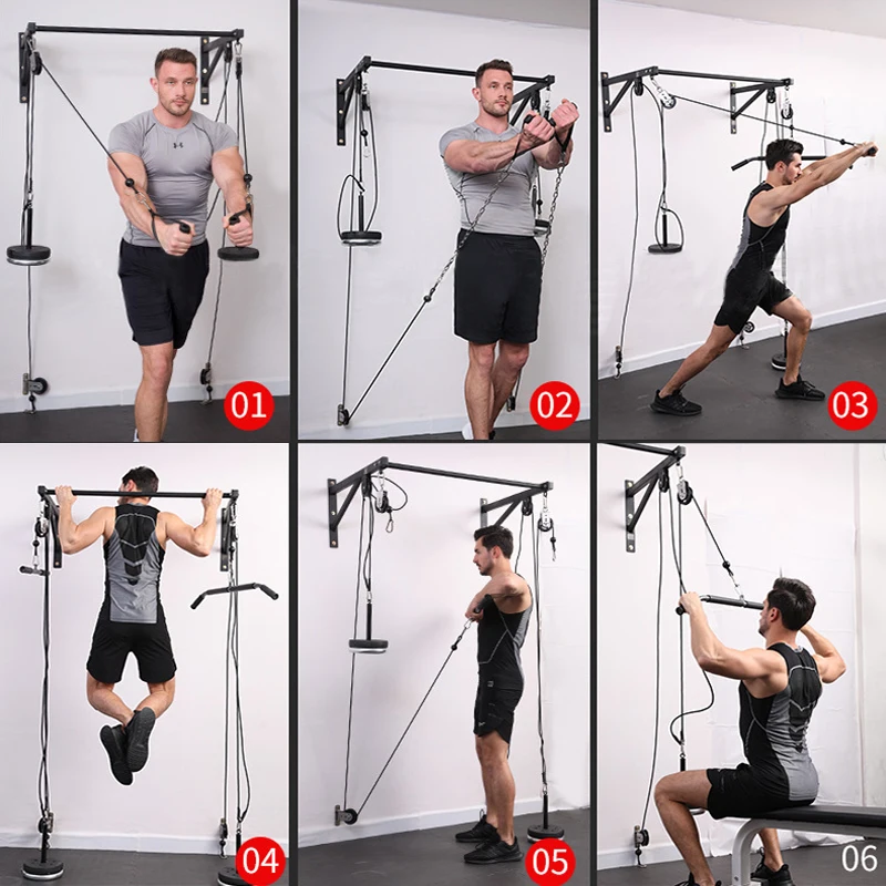 Wall Mounted DIY Fitness Pulle – обзор и цена Home Gym Equipment Diy