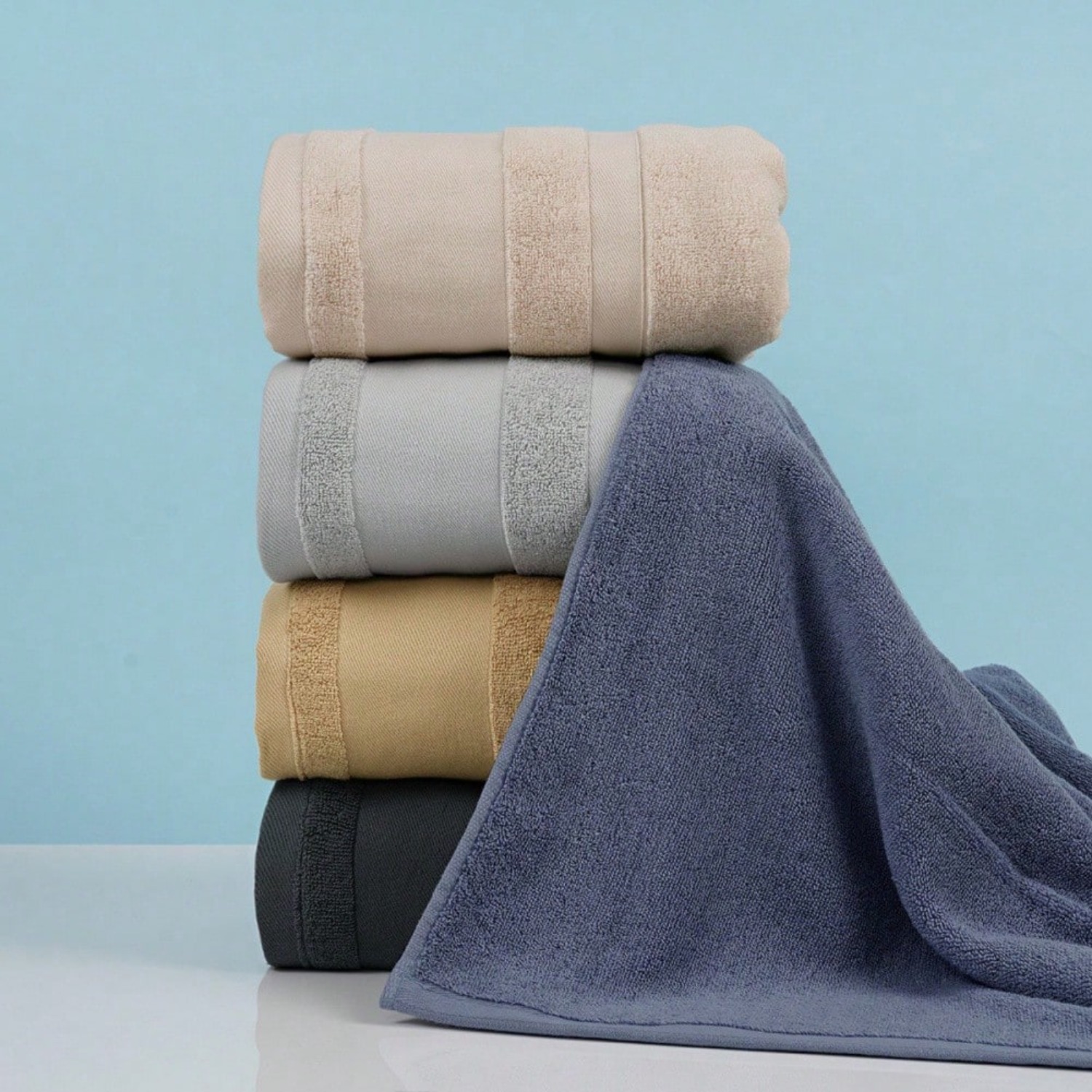 1PC Premium Cotton Bath Towel  – обзор и цена Home Gym Luxury