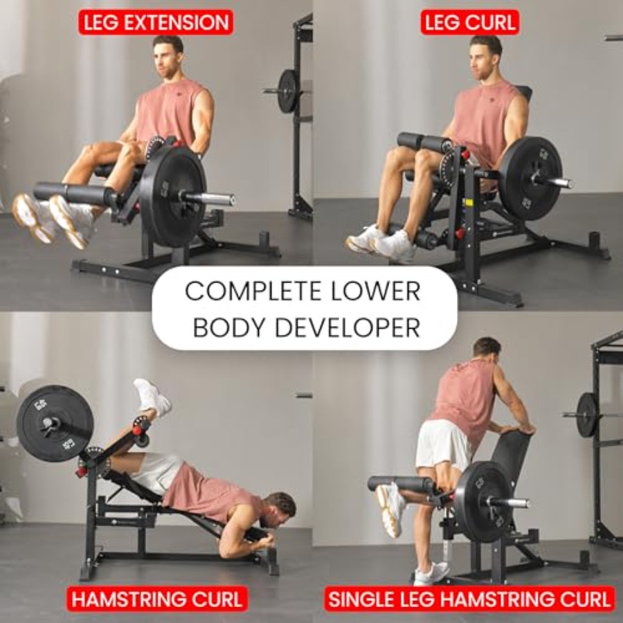 Adjustable Weight Bench with L – обзор и цена Home Gym Leg Machine