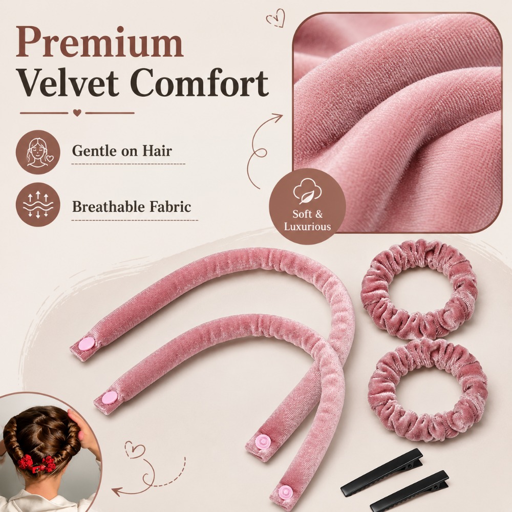 6Pcs Flannel Heatless Curling  – обзор и цена Preacher Curl Pad
