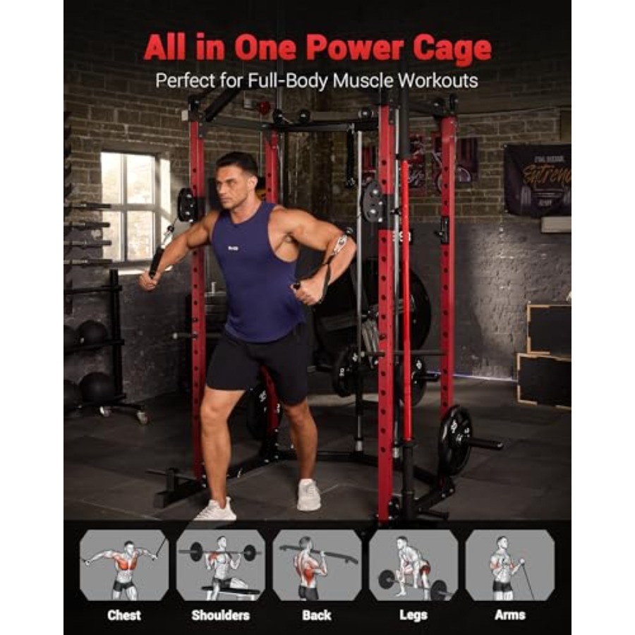 Power Cage Multi-Functional Po – обзор и цена Home Gym Power Rack