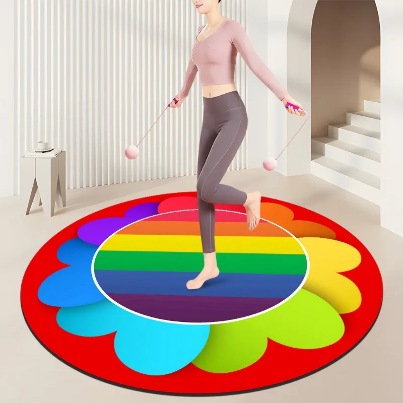 Rainbow Spiral Fitness Mat – C – обзор и цена Home Gym Diy