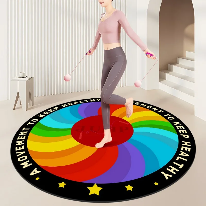 Rainbow Spiral Fitness Mat – C – обзор и цена Home Gym Diy