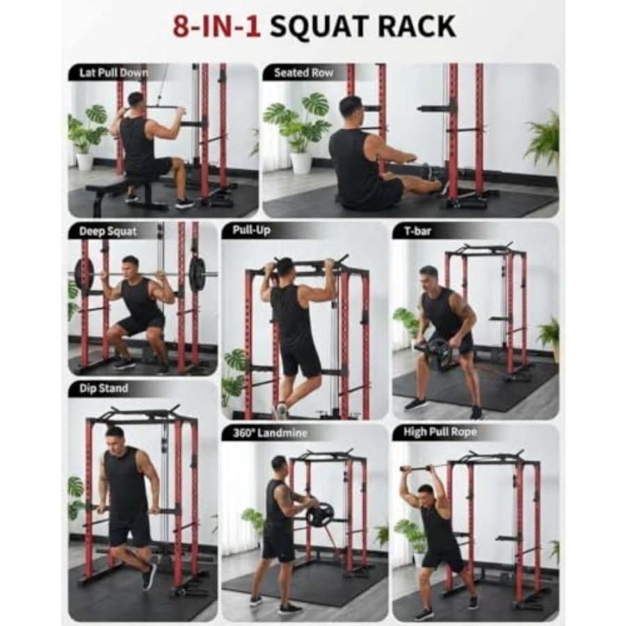 All-in-1 Power Cage with Pulle – обзор и цена Home Gym Power Rack