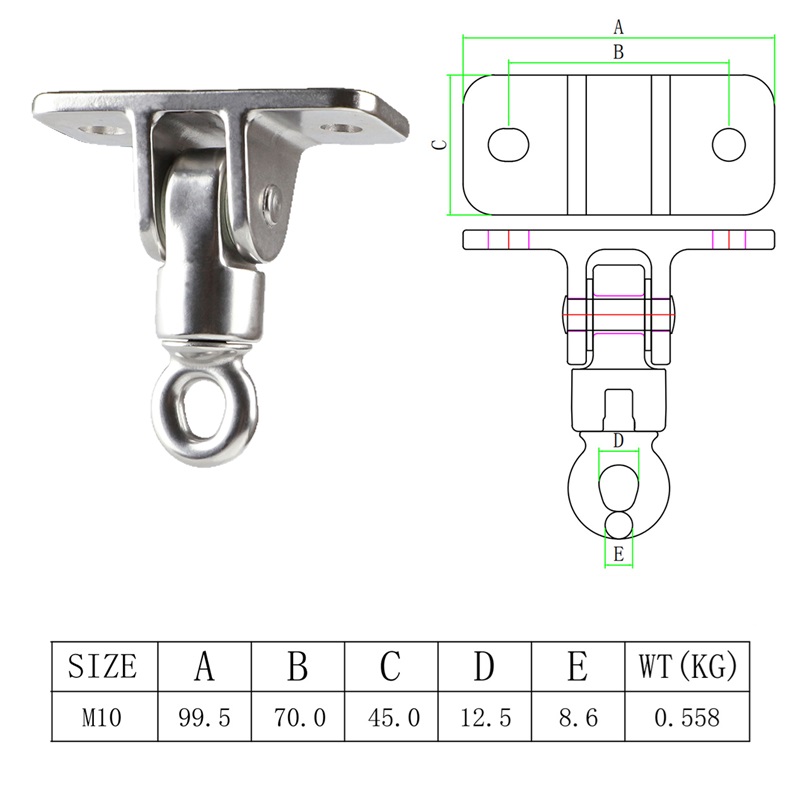 1Sets Stainless Steel Hanger w – обзор и цена Yoga Trapeze Swing