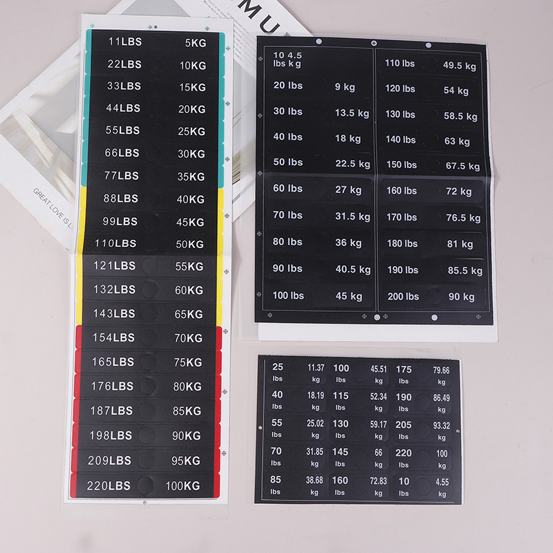 Weight Stack Labels 4.5kg To 1 – обзор и цена Home Gym Diy