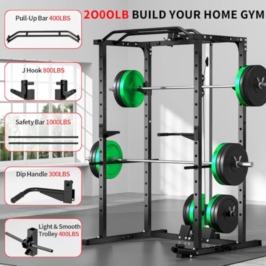 Home gym power rack with LAT p – обзор и цена Home Gym Power Rack