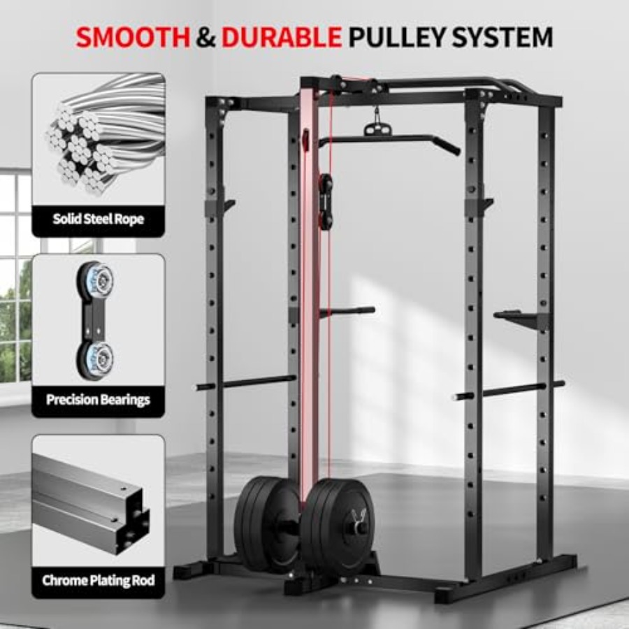 Home gym power rack with LAT p – обзор и цена Home Gym Power Rack