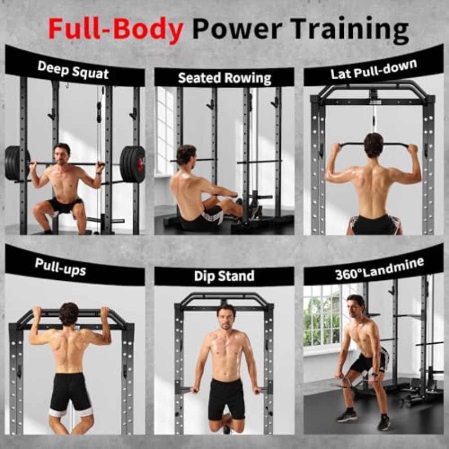 Home gym power rack with LAT p – обзор и цена Home Gym Power Rack