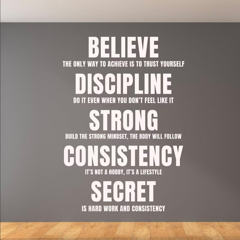 Believe, Discipline Motivation – обзор и цена Home Gym Diy