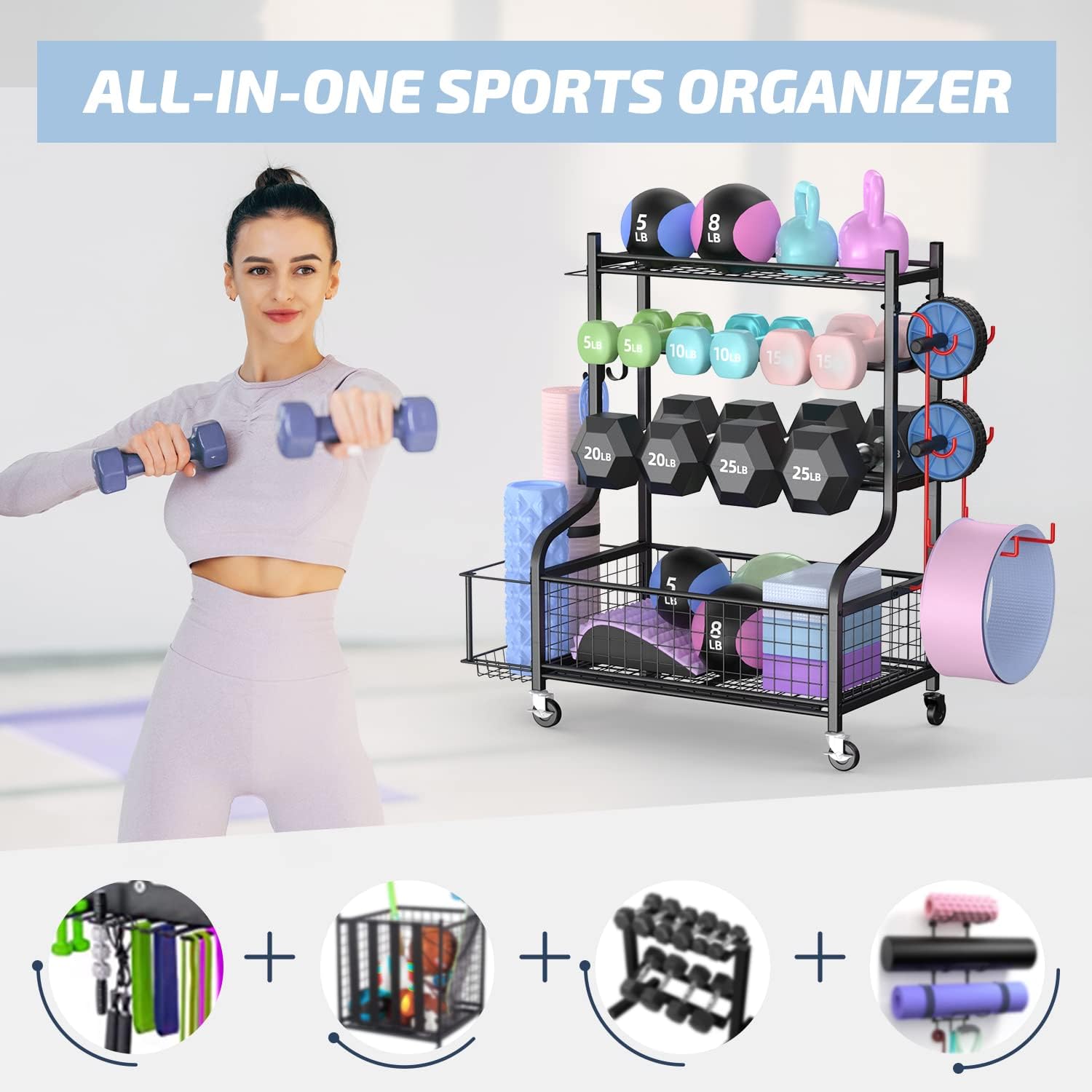 Home Gym Dumbbell Rack with Wh – обзор и цена Home Gym Gym