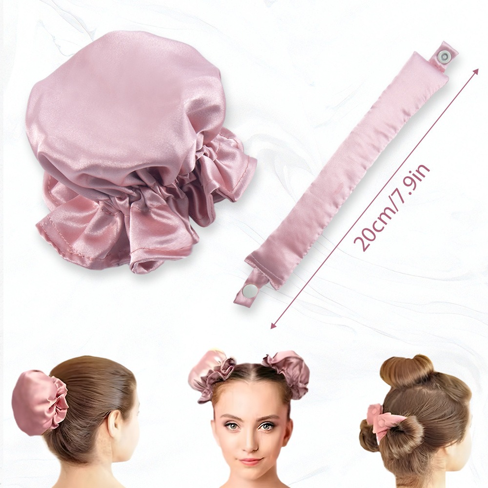 2/4/6Pcs Satin Heatless Curlin – обзор и цена Preacher Curl Pad