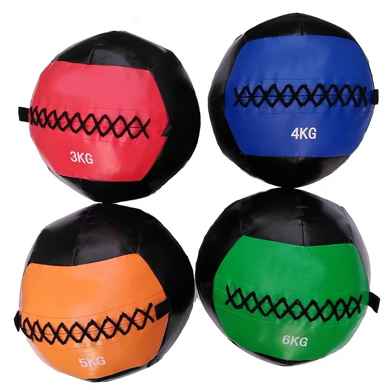 35cm Diameter PU Soft Fitness  – обзор и цена Medicine Ball Slam