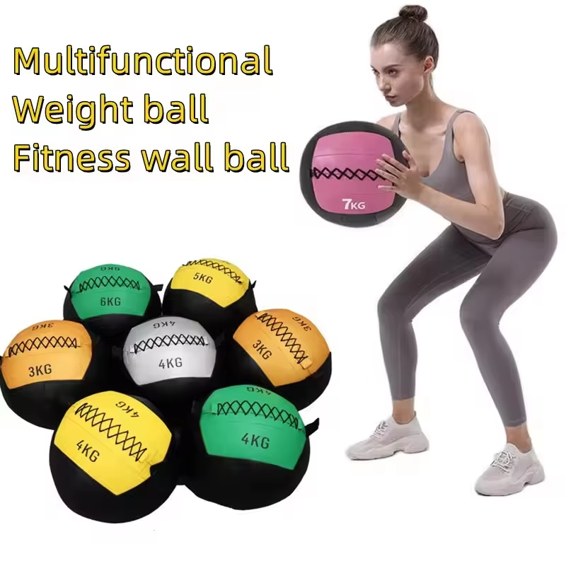 35cm Diameter PU Soft Fitness  – обзор и цена Medicine Ball Slam