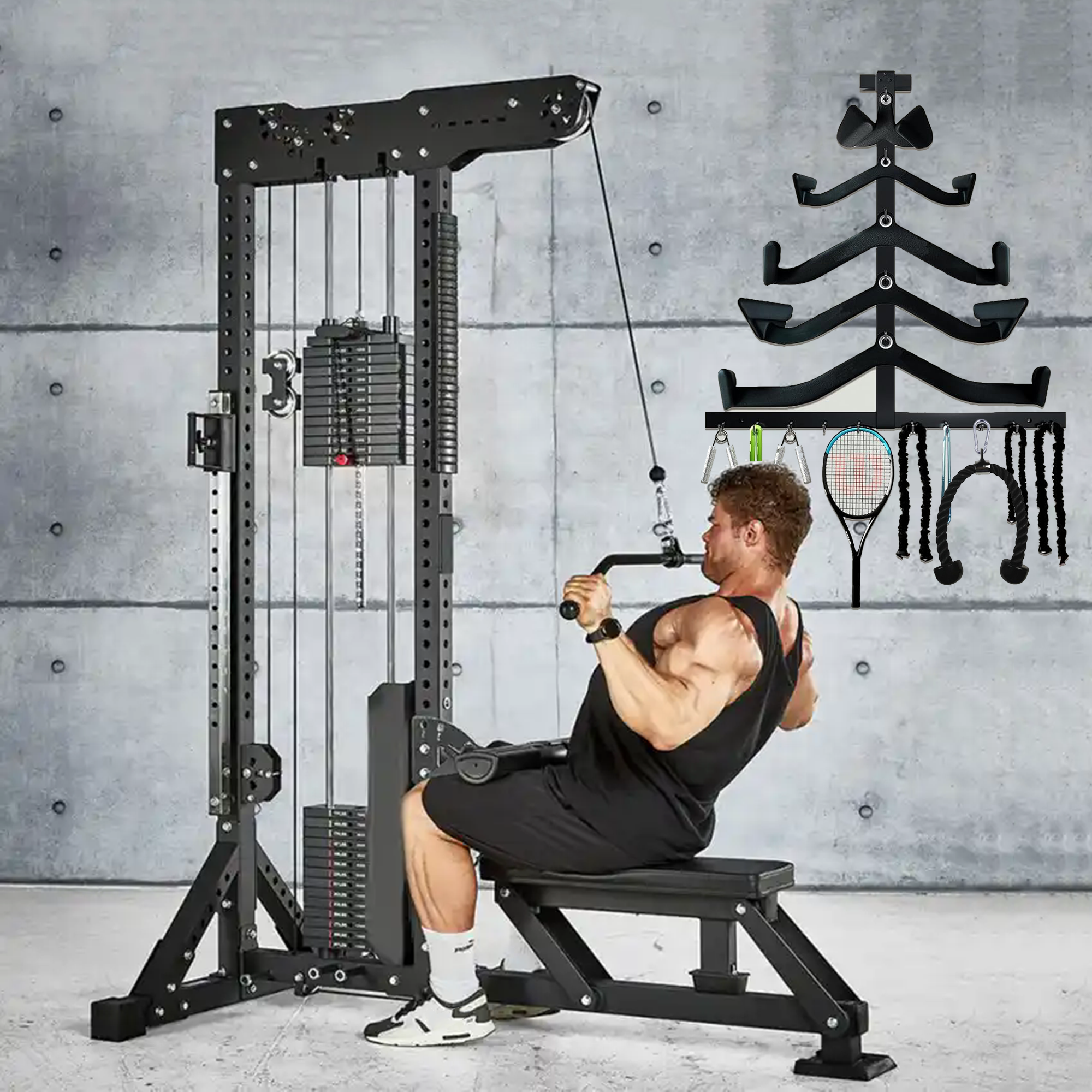 Lat Pull Down Bar Gym Accessor – обзор и цена Home Gym Ideas