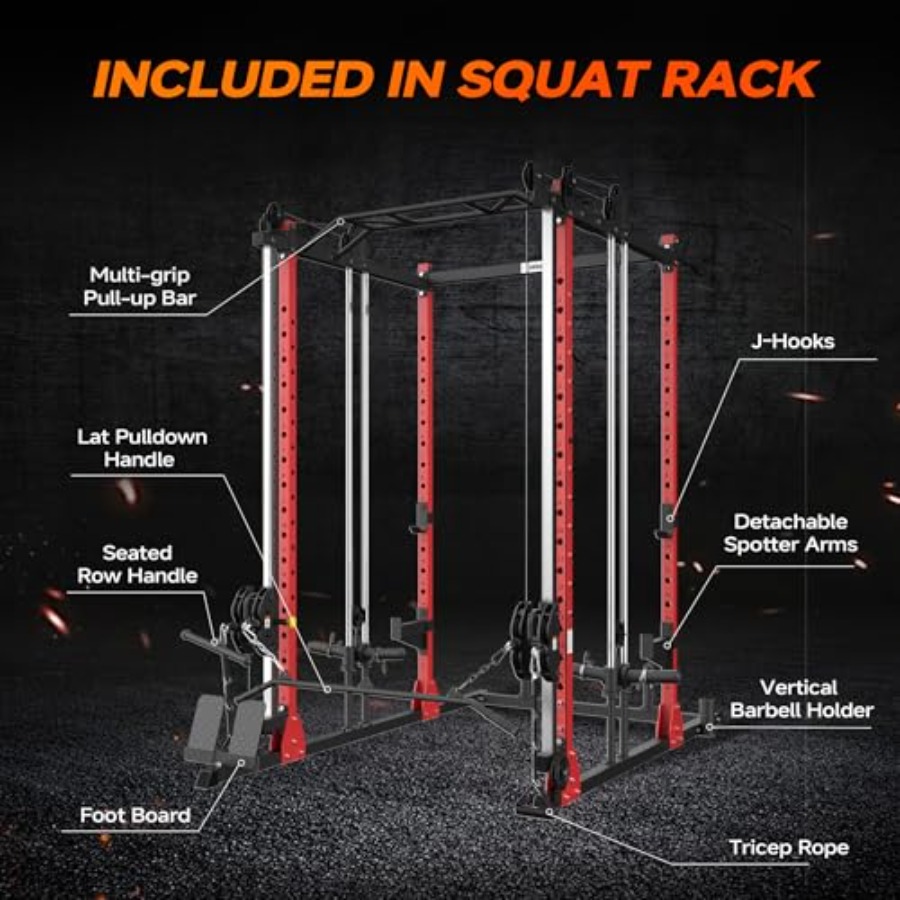 All-in-One Power Rack with Smi – обзор и цена Home Gym Leg Machine