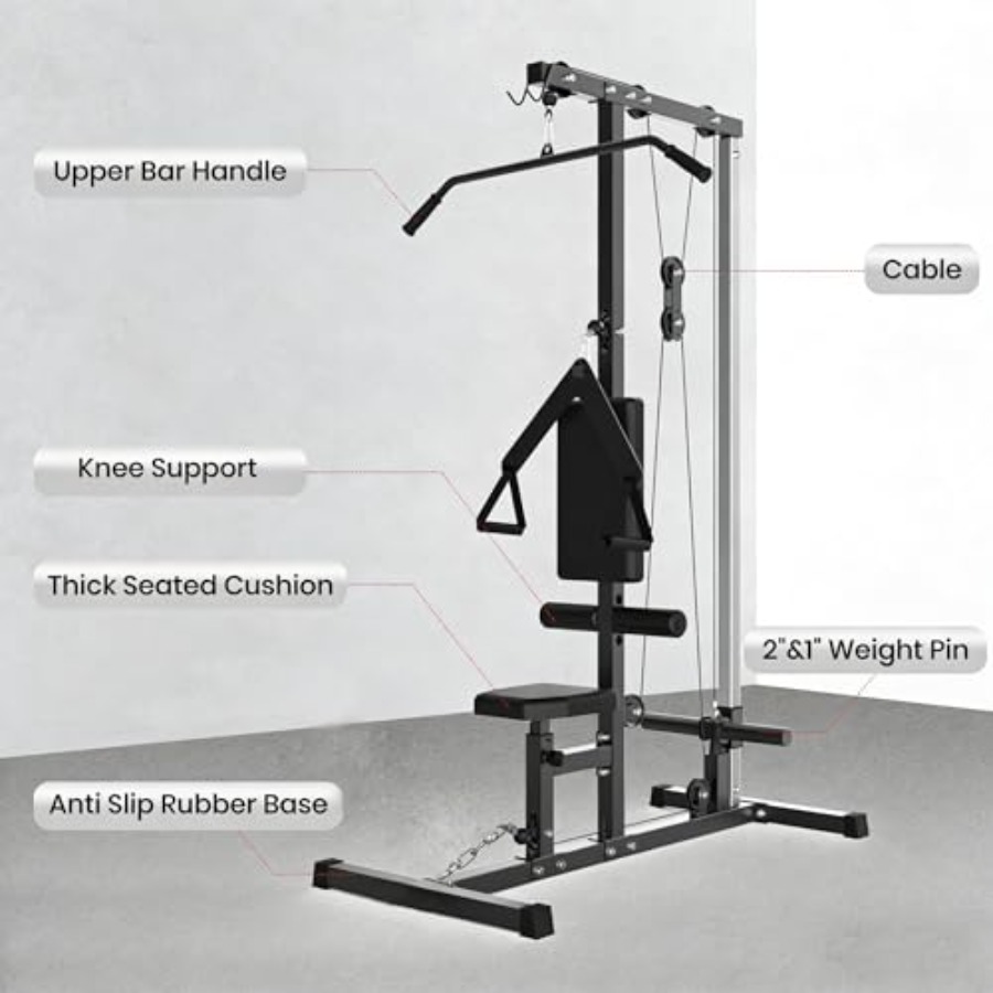 Multi-Functional LAT Pulldown  – обзор и цена Home Gym Leg Machine