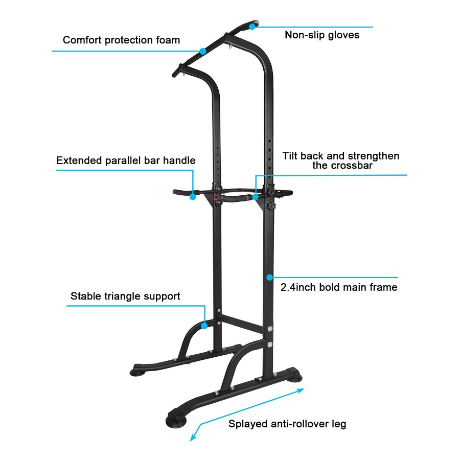 Power Tower Workout Dip Statio – обзор и цена Home Gym Multi Station