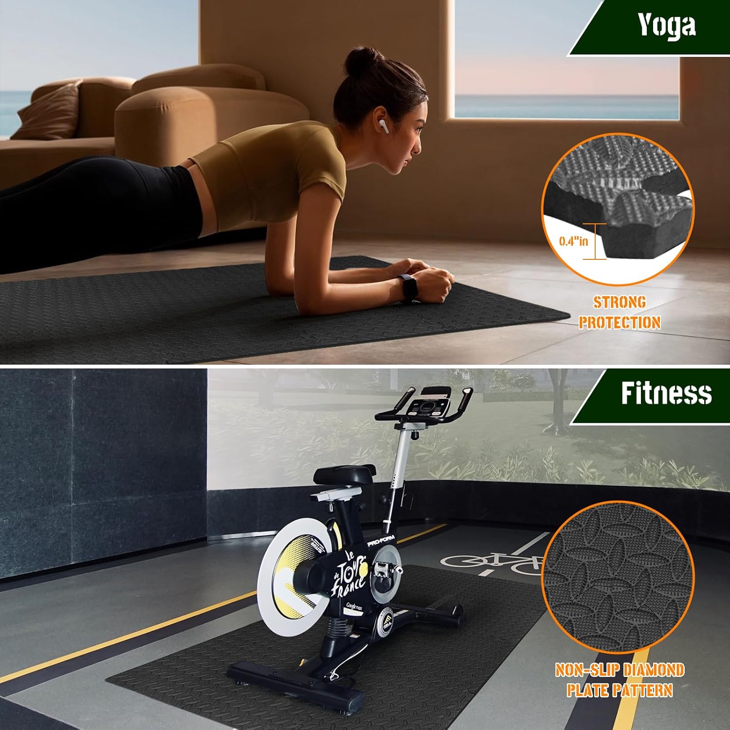 60cm EVA Foam Gym Floor Mats 8 – обзор и цена Home Gym Ideas