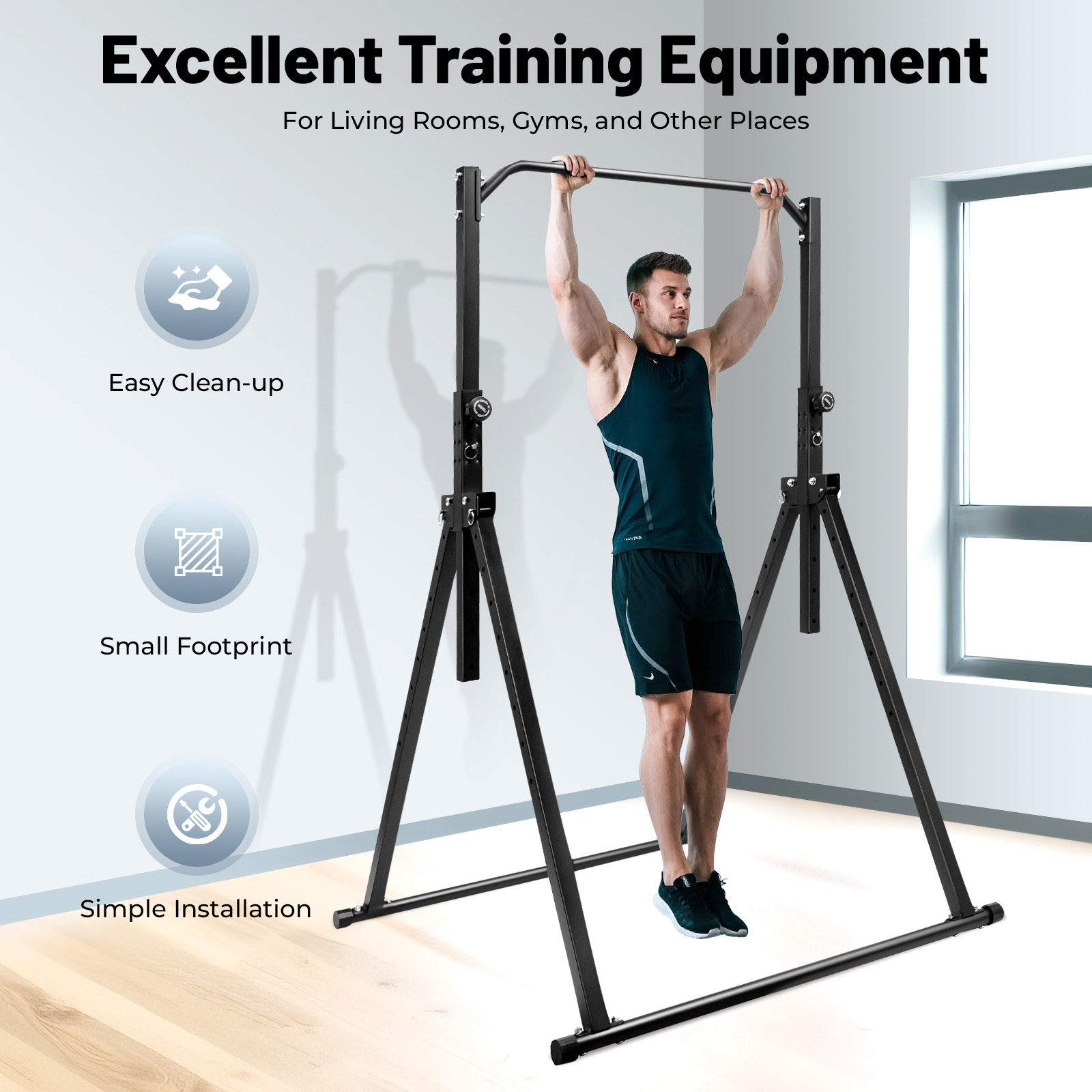 Triangular Pull Up Station Bla – обзор и цена Home Gym Equipment Diy