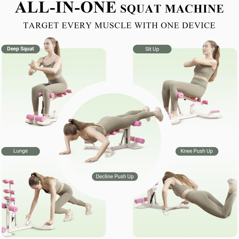Women Deep Squat Machine with  – обзор и цена Home Gym Leg Machine