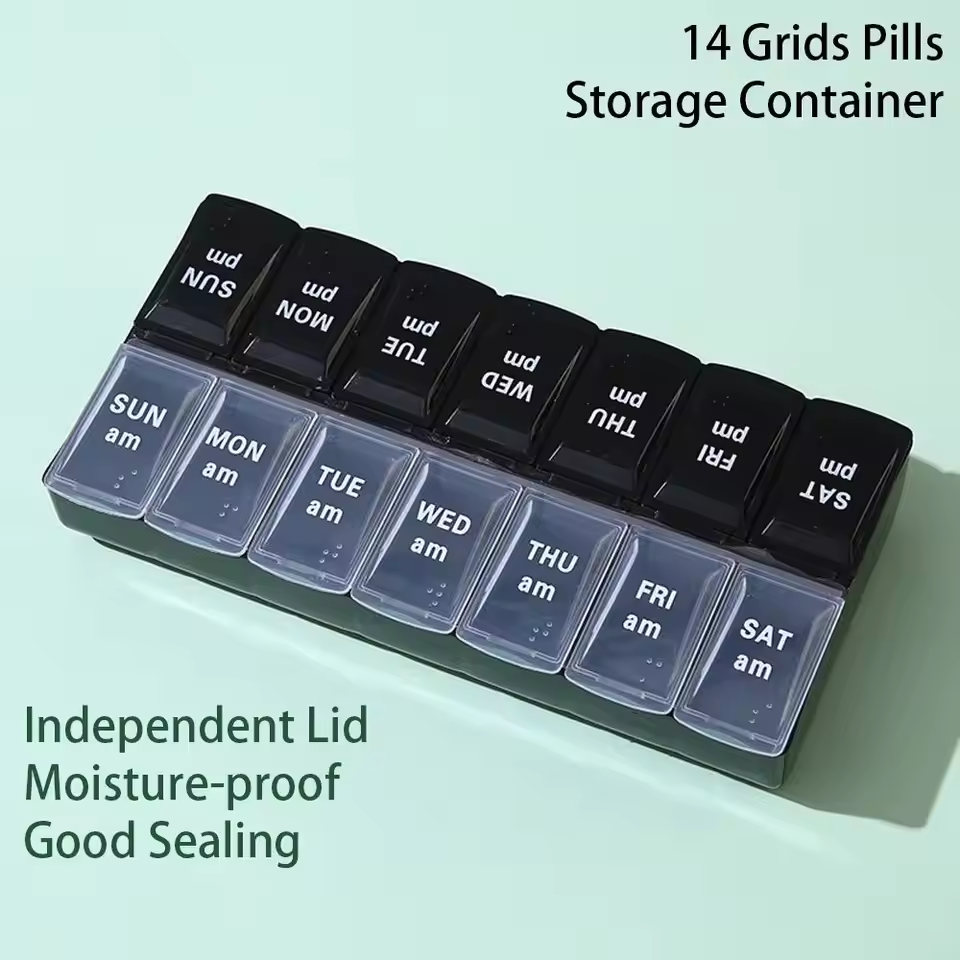 Pill Box Cases Organizer 7 Day – обзор и цена Medicine Ball Slam